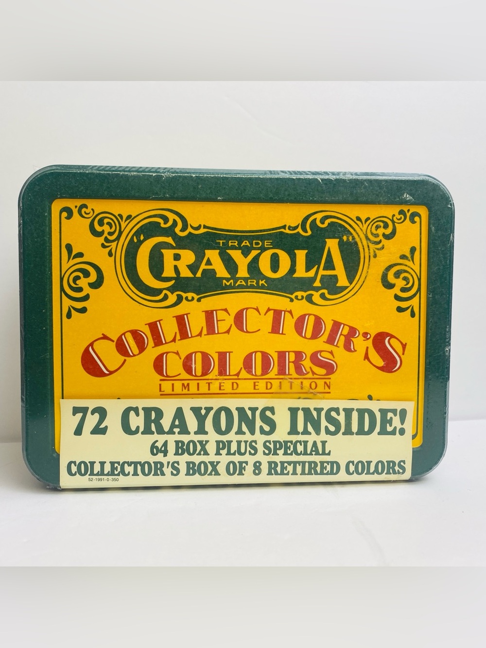 Vintage 1991 Crayola Collectors Colors Limited Edition Tin Sealed New In Box